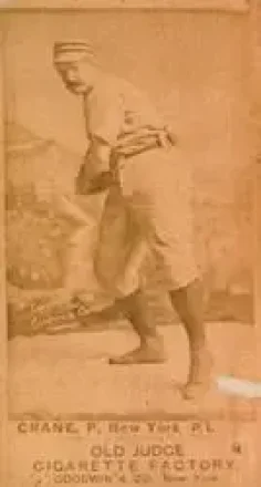 1887-90 Old Judge (N172) #NNO - Ed Crane - New York Giants