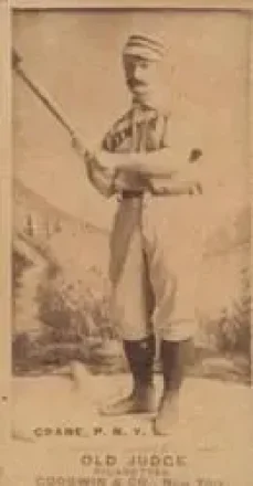 1887-90 Old Judge (N172) #NNO - Ed Crane - New York Giants