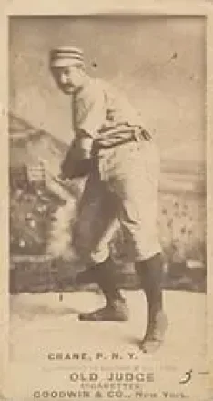 1887-90 Old Judge (N172) #NNO - Ed Crane - New York Giants
