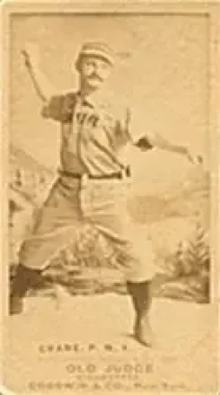 1887-90 Old Judge (N172) #NNO - Ed Crane - New York Giants