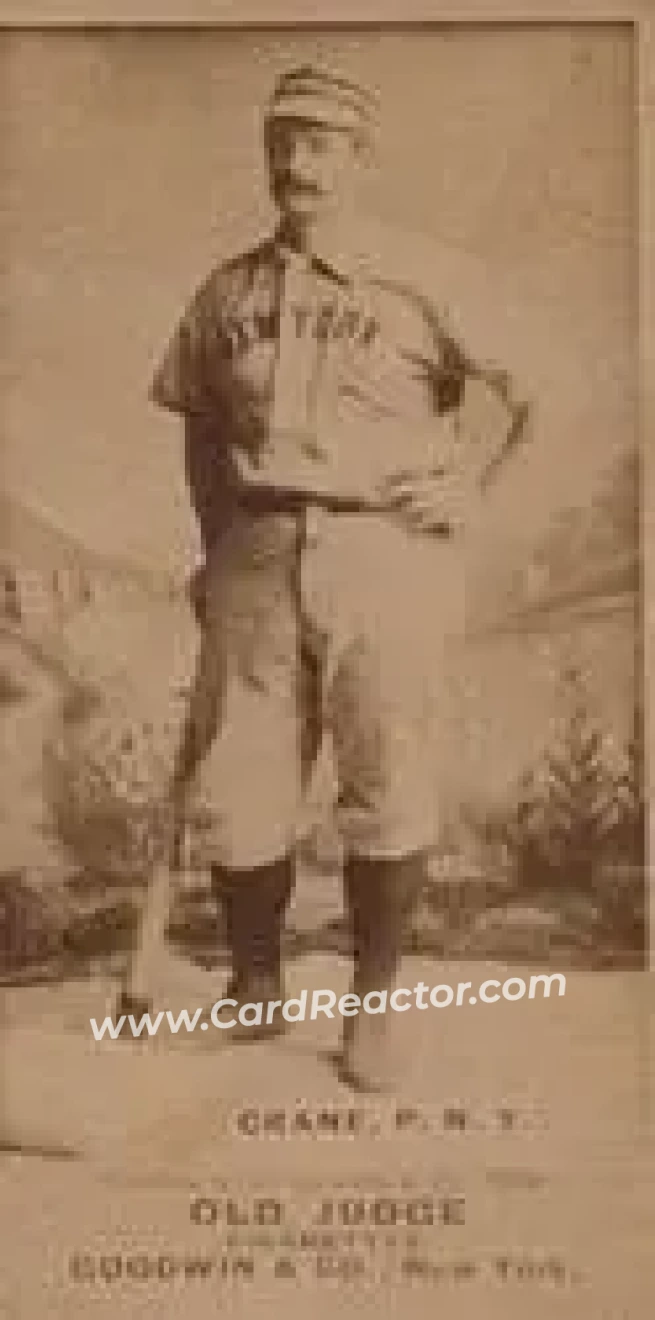1887-90 Old Judge (N172) #NNO - Ed Crane - New York Giants - Front