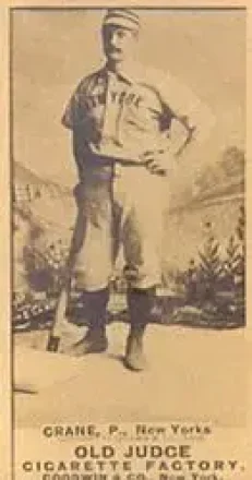 1887-90 Old Judge (N172) #NNO - Ed Crane - New York Giants