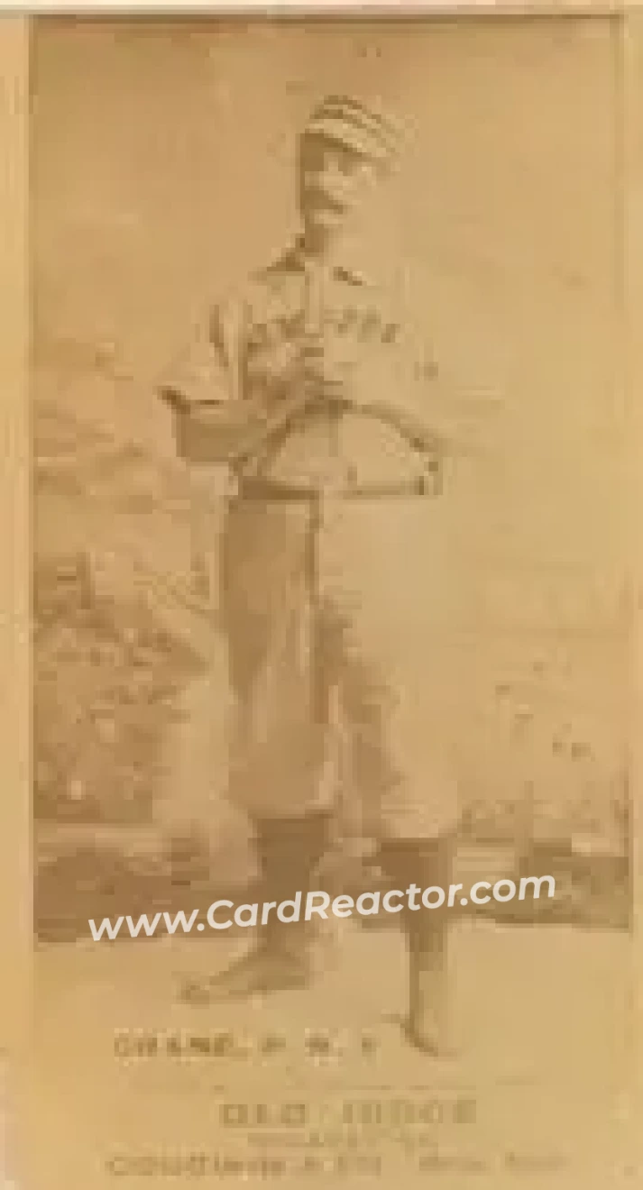 1887-90 Old Judge (N172) #NNO - Ed Crane - New York Giants - Front