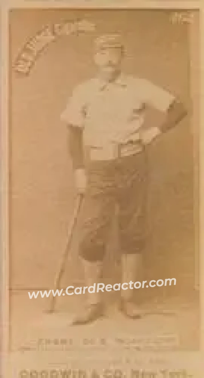 1887-90 Old Judge (N172) #NNO - Sam Crane - Washington Nationals - Front