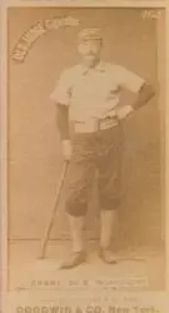 1887-90 Old Judge (N172) #NNO - Sam Crane - Washington Nationals 1887-90 Old Judge (N172) #NNO - Sam Crane - Washington Nationals