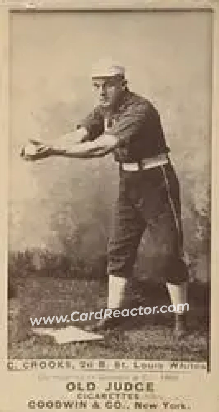 1887-90 Old Judge (N172) #NNO - John Crooks - St. Louis Whites - Front