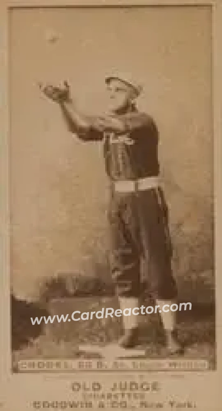1887-90 Old Judge (N172) #NNO - John Crooks - St. Louis Whites - Front