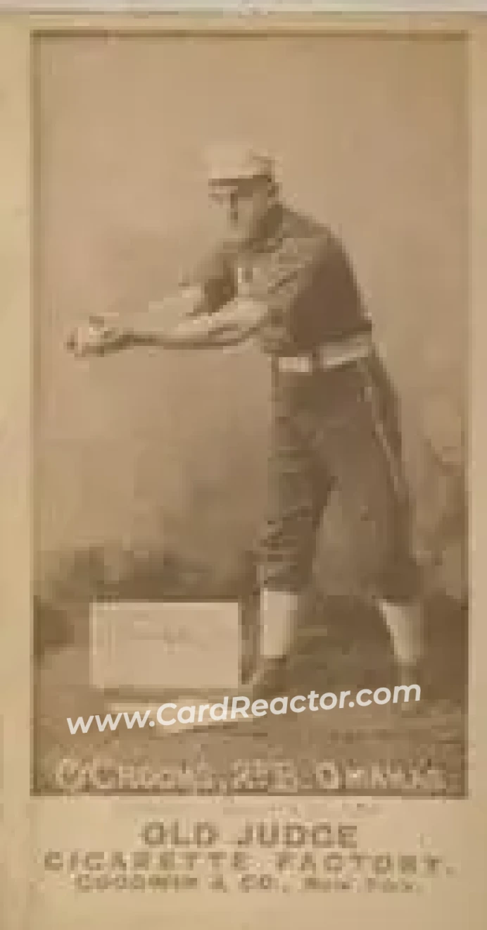 1887-90 Old Judge (N172) #NNO - John Crooks - Omaha Omahogs - Front