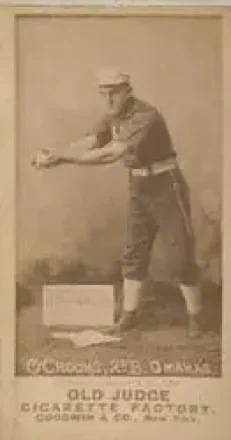 1887-90 Old Judge (N172) #NNO - John Crooks - Omaha Omahogs