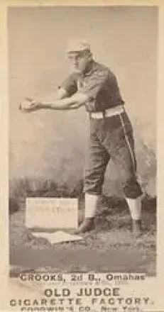 1887-90 Old Judge (N172) #NNO - John Crooks - Omaha Omahogs
