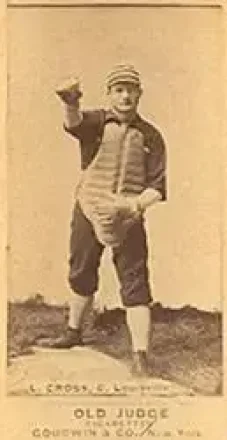 1887-90 Old Judge (N172) #NNO - Lave Cross - Louisville Colonels