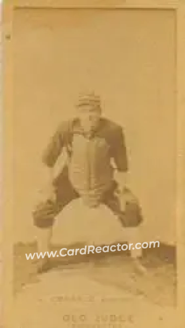 1887-90 Old Judge (N172) #NNO - Lave Cross - Louisville Colonels - Front