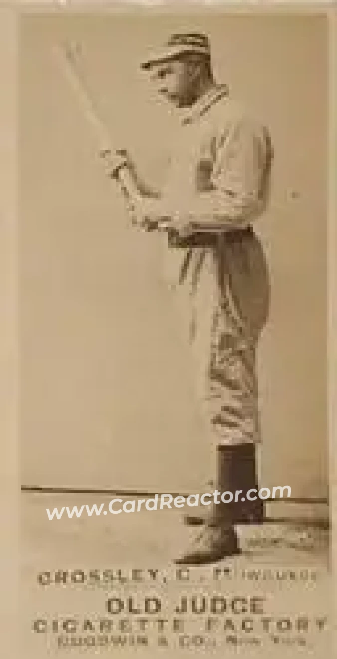 1887-90 Old Judge (N172) #NNO - Bill Crossley - Milwaukee Cream Citys - Front 1887-90 Old Judge (N172) #NNO - Bill Crossley - Milwaukee Cream Citys - Front