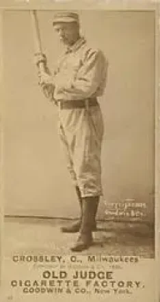 1887-90 Old Judge (N172) #NNO - Bill Crossley - Milwaukee Cream Citys 1887-90 Old Judge (N172) #NNO - Bill Crossley - Milwaukee Cream Citys