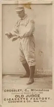 1887-90 Old Judge (N172) #NNO - Bill Crossley - Milwaukee Cream Citys 1887-90 Old Judge (N172) #NNO - Bill Crossley - Milwaukee Cream Citys