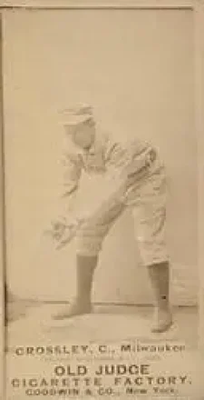 1887-90 Old Judge (N172) #NNO - Bill Crossley - Milwaukee Cream Citys 1887-90 Old Judge (N172) #NNO - Bill Crossley - Milwaukee Cream Citys