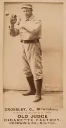 1887-90 Old Judge (N172) #NNO - Bill Crossley - Milwaukee Cream Citys 1887-90 Old Judge (N172) #NNO - Bill Crossley - Milwaukee Cream Citys