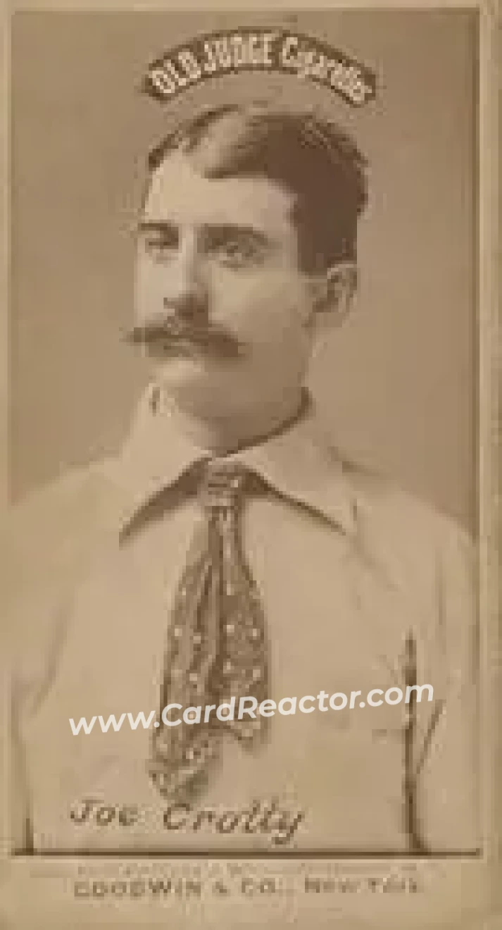 1887-90 Old Judge (N172) #NNO - Joe Crotty - New York Metropolitans - Front