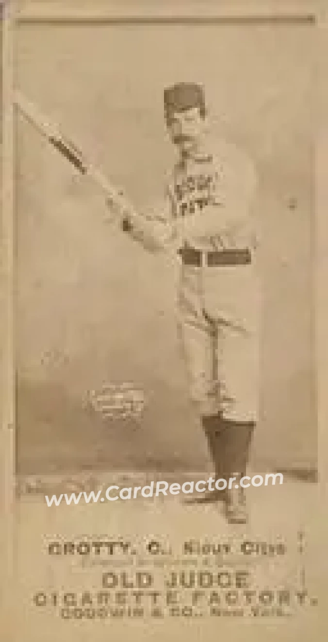1887-90 Old Judge (N172) #NNO - Joe Crotty - Sioux City Corn Huskers - Front