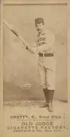 1887-90 Old Judge (N172) #NNO - Joe Crotty - Sioux City Corn Huskers
