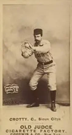 1887-90 Old Judge (N172) #NNO - Joe Crotty - Sioux City Corn Huskers
