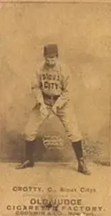 1887-90 Old Judge (N172) #NNO - Joe Crotty - Sioux City Corn Huskers