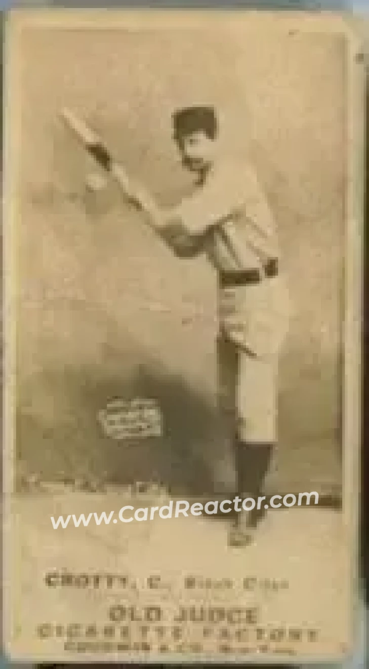 1887-90 Old Judge (N172) #NNO - Joe Crotty - Sioux City Corn Huskers - Front