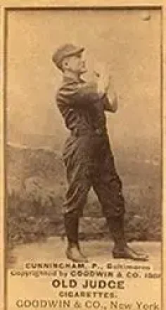 1887-90 Old Judge (N172) #NNO - Bert Cunningham - Baltimore Orioles