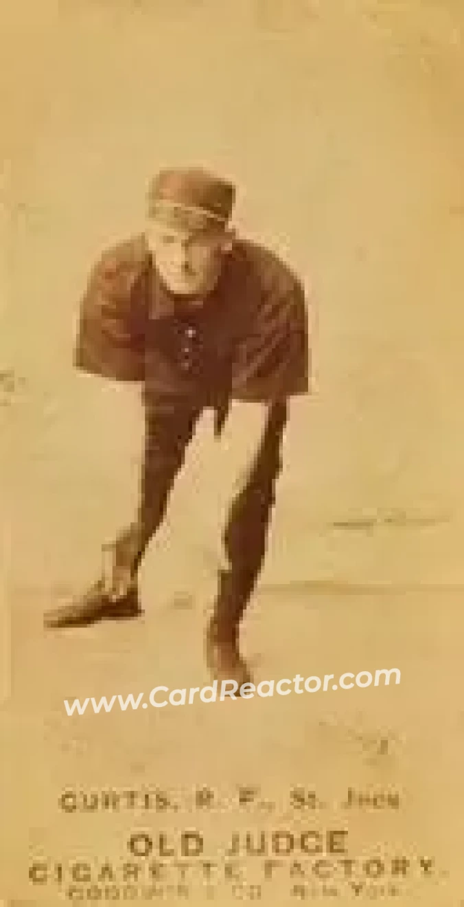 1887-90 Old Judge (N172) #NNO - Tacks Curtis - St. Joseph Clay Eaters - Front 1887-90 Old Judge (N172) #NNO - Tacks Curtis - St. Joseph Clay Eaters - Front
