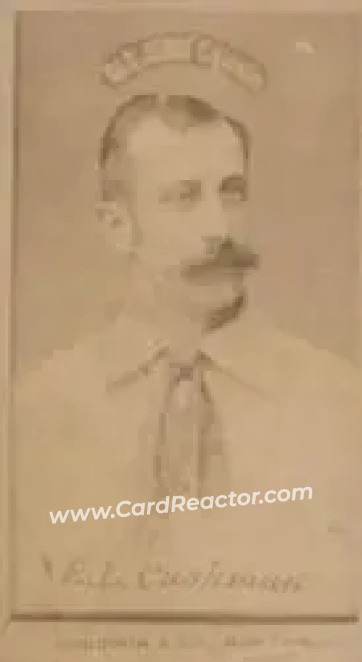 1887-90 Old Judge (N172) #NNO - Ed Cushman - New York Metropolitans - Front