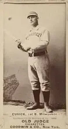 1887-90 Old Judge (N172) #NNO - Tony Cusick - Milwaukee Cream Citys