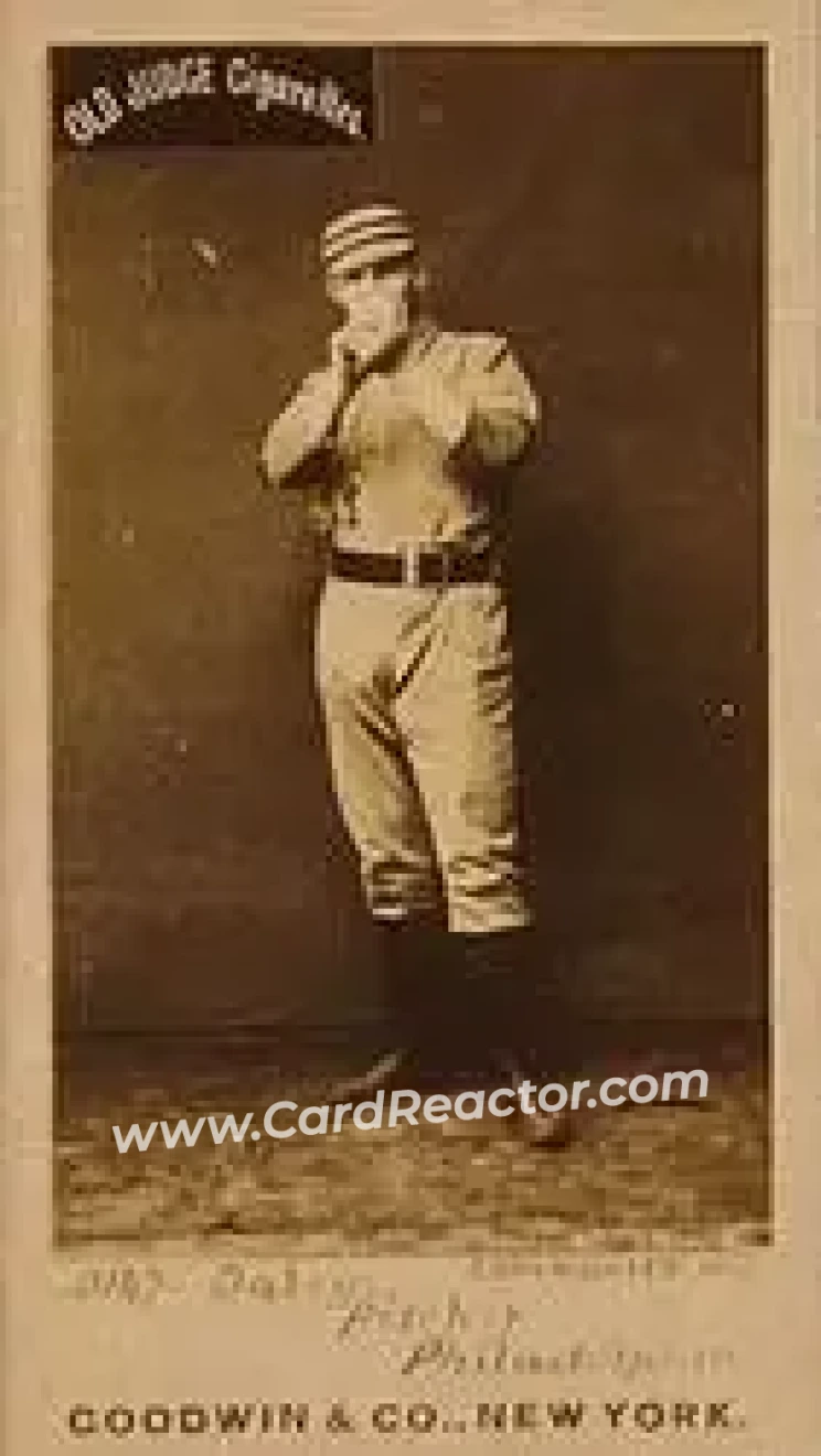 1887-90 Old Judge (N172) #NNO - Ed Daily - Philadelphia Quakers - Front