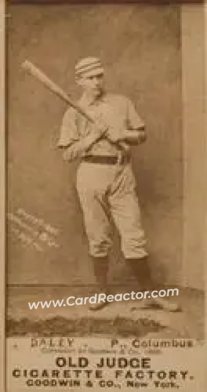 1887-90 Old Judge (N172) #NNO - Ed Daily - Columbus Solons - Front