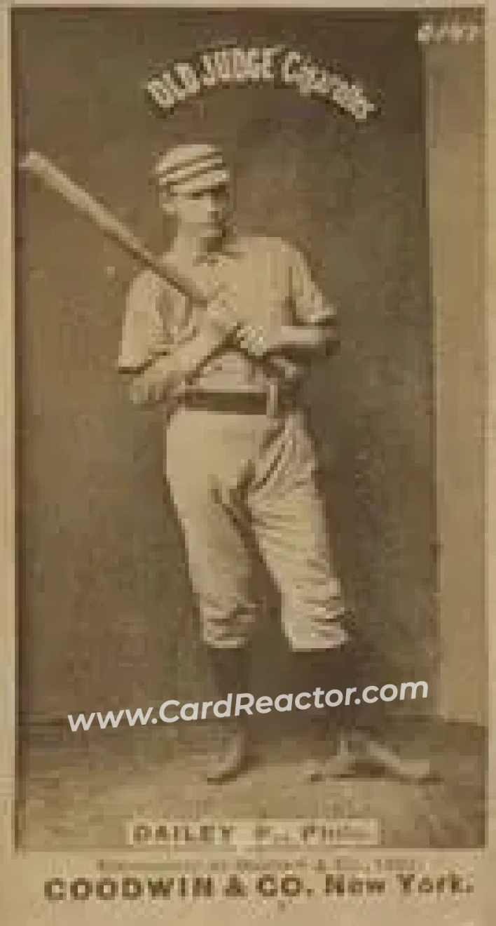 1887-90 Old Judge (N172) #NNO - Ed Daily - Philadelphia Quakers - Front