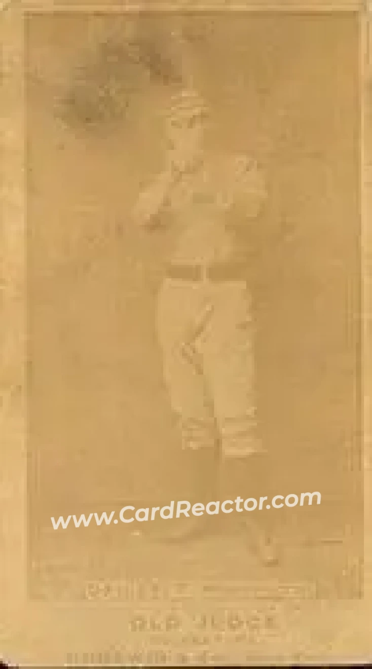 1887-90 Old Judge (N172) #NNO - Ed Daily - Washington Nationals - Front