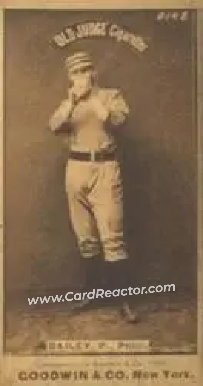 1887-90 Old Judge (N172) #NNO - Ed Daily - Philadelphia Quakers - Front