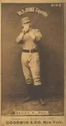 1887-90 Old Judge (N172) #NNO - Ed Daily - Philadelphia Quakers