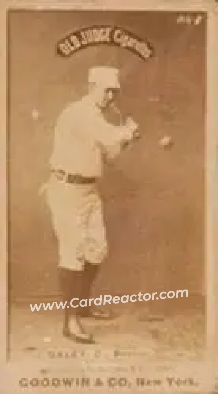 1887-90 Old Judge (N172) #NNO - Con Daily - Boston Beaneaters - Front 1887-90 Old Judge (N172) #NNO - Con Daily - Boston Beaneaters - Front