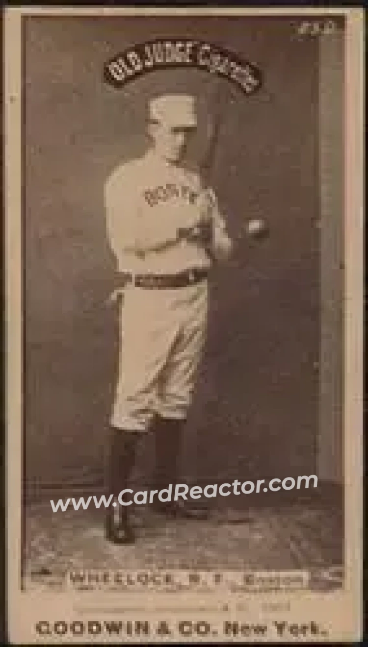 1887-90 Old Judge (N172) #NNO - Con Daily - Boston Beaneaters - Front 1887-90 Old Judge (N172) #NNO - Con Daily - Boston Beaneaters - Front
