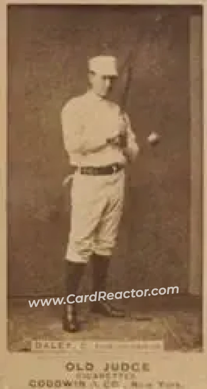 1887-90 Old Judge (N172) #NNO - Con Daily - Indianapolis Hoosiers - Front