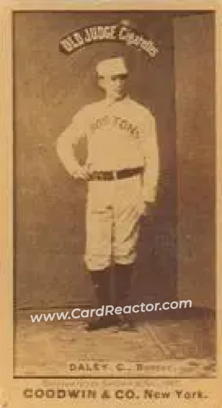 1887-90 Old Judge (N172) #NNO - Con Daily - Boston Beaneaters - Front