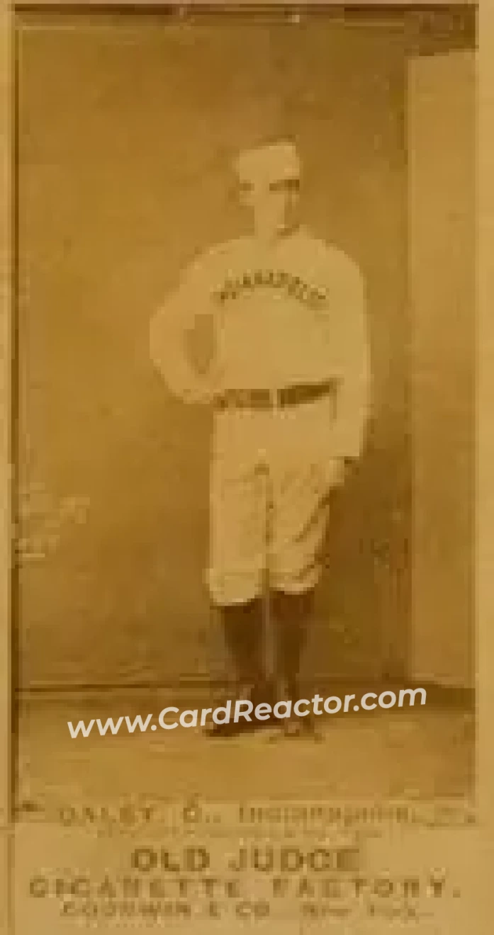 1887-90 Old Judge (N172) #NNO - Con Daily - Indianapolis Hoosiers - Front