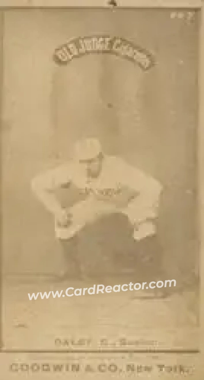 1887-90 Old Judge (N172) #NNO - Con Daily - Boston Beaneaters - Front