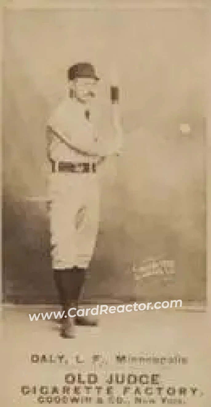 1887-90 Old Judge (N172) #NNO - Sun Daly - Minneapolis Millers - Front 1887-90 Old Judge (N172) #NNO - Sun Daly - Minneapolis Millers - Front