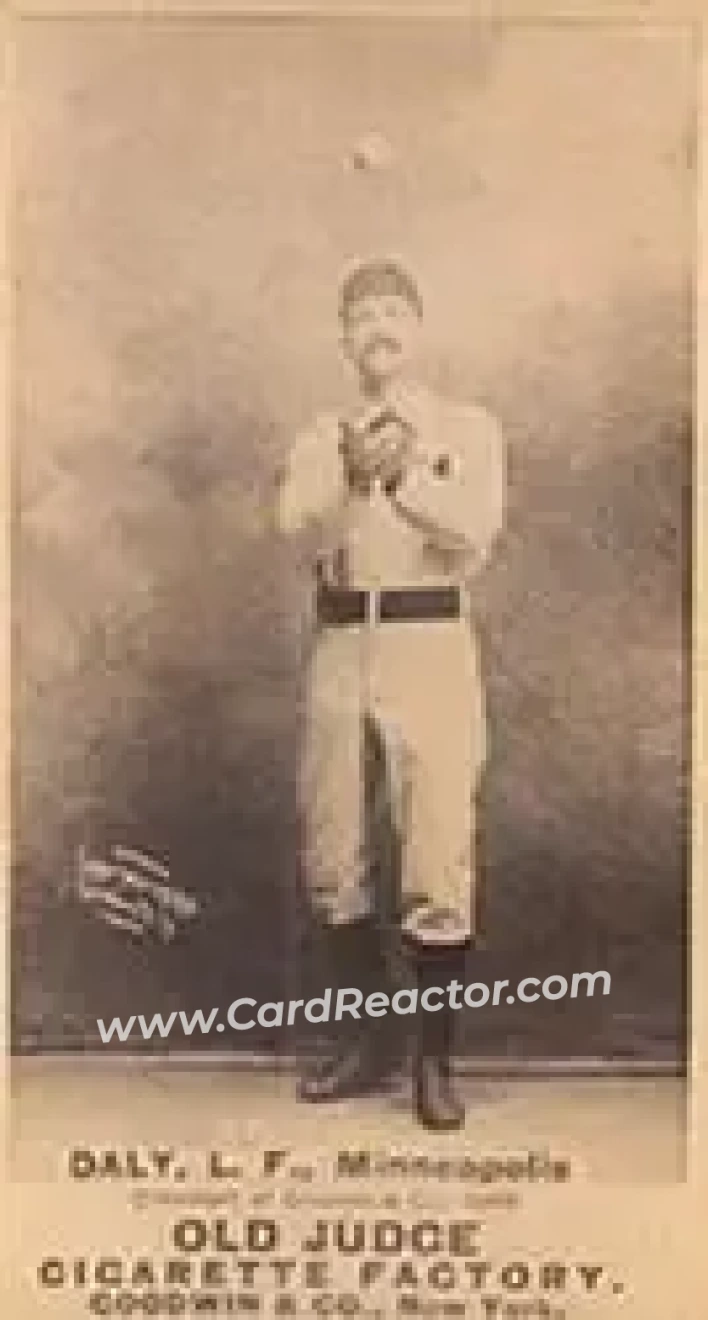 1887-90 Old Judge (N172) #NNO - Sun Daly - Minneapolis Millers - Front