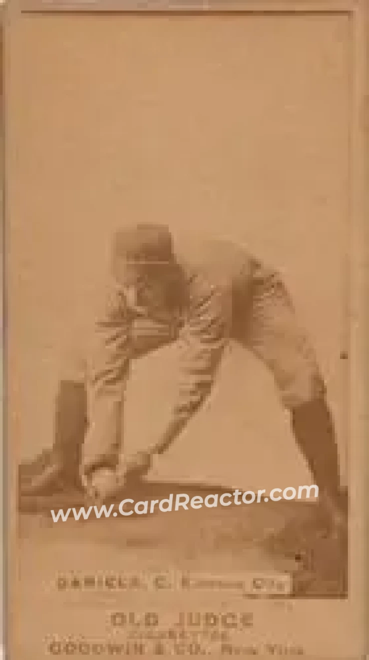 1887-90 Old Judge (N172) #NNO - Law Daniels - Kansas City Cowboys - Front