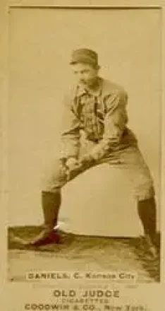 1887-90 Old Judge (N172) #NNO - Law Daniels - Kansas City Cowboys