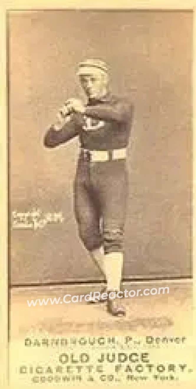 1887-90 Old Judge (N172) #NNO - William Darnbrough - Denver Grizzlies - Front 1887-90 Old Judge (N172) #NNO - William Darnbrough - Denver Grizzlies - Front