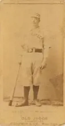1887-90 Old Judge (N172) #NNO - David Davin - Milwaukee Cream Citys
