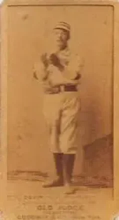 1887-90 Old Judge (N172) #NNO - David Davin - Milwaukee Cream Citys